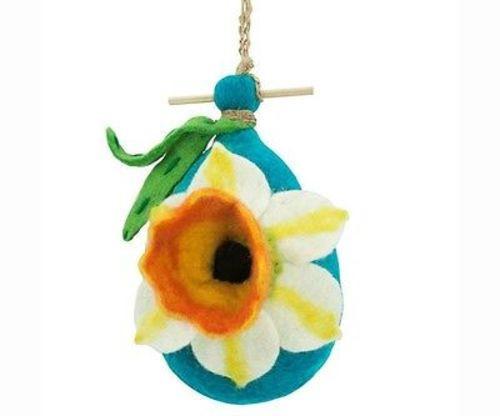 Felt Birdhouse - Daffodil Handmade and Fair Trade