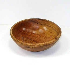 9-Inch Handcarved Olive Wood Bowl Handmade and Fair Trade