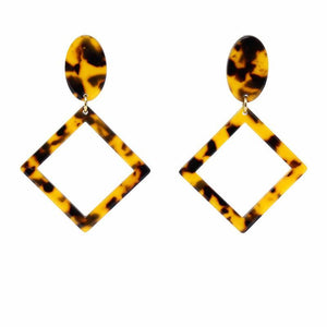 Earrings: Acetate and Stainless Steel 2
