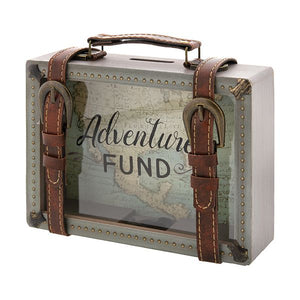 Adventure Fund Wooden Coin Bank