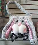 Sock Hop Plush Easter Bunny Basket