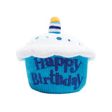 Plush Musical Birthday Cupcake Squeezer - Blue or Pink