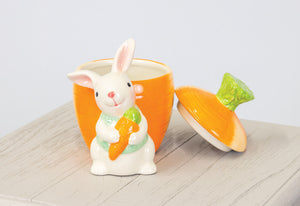 Easter Bunny Ceramic Candy Jar