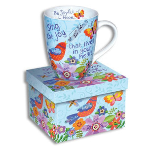 Ceramic Scripture Mug - Sing Joy