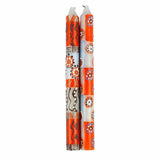 Hand Painted African Candles (pair of tapers) - Multiple Designs